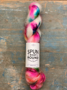 Spun Right Round Mohair Silk