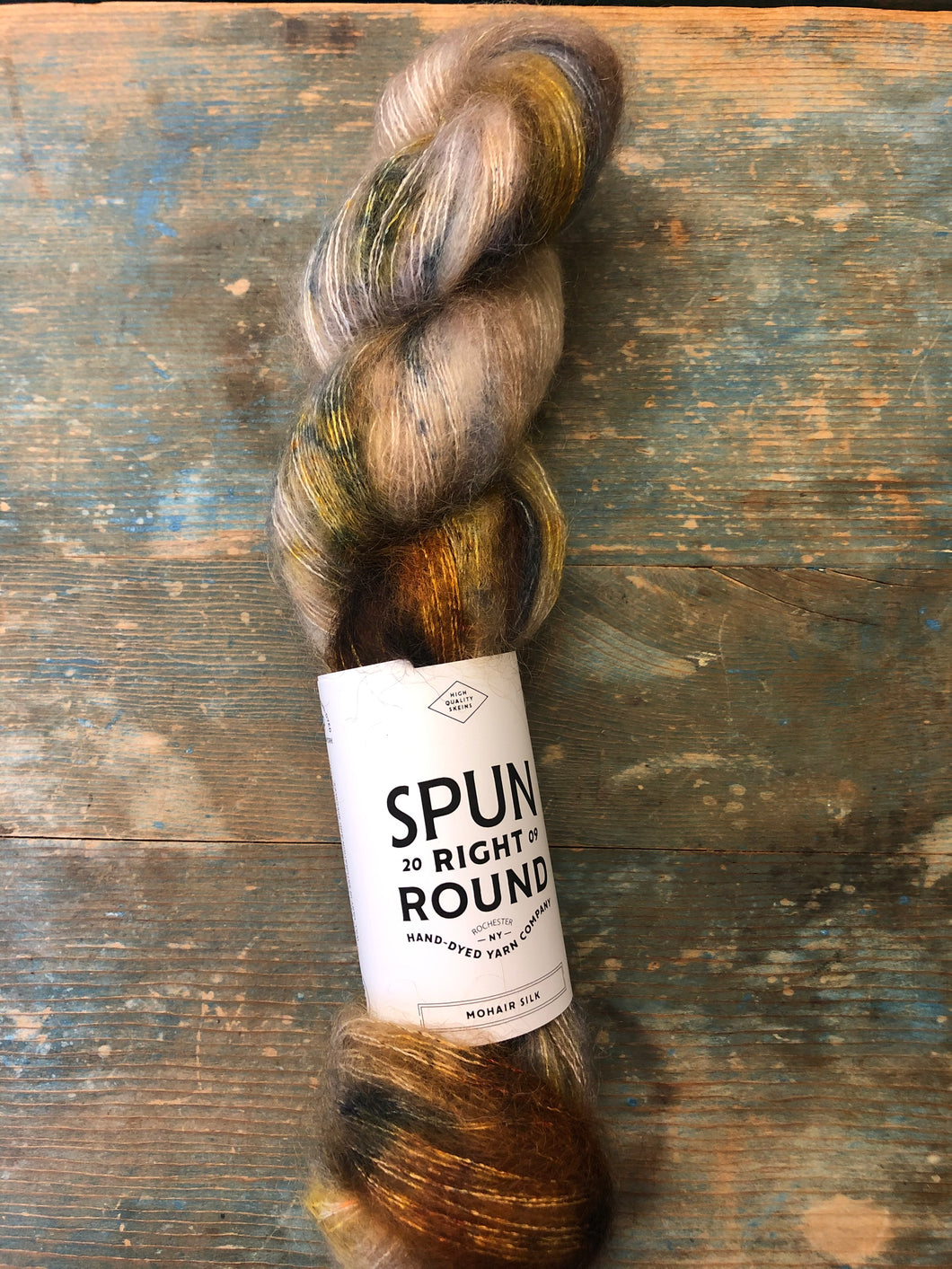 Spun Right Round Mohair Silk