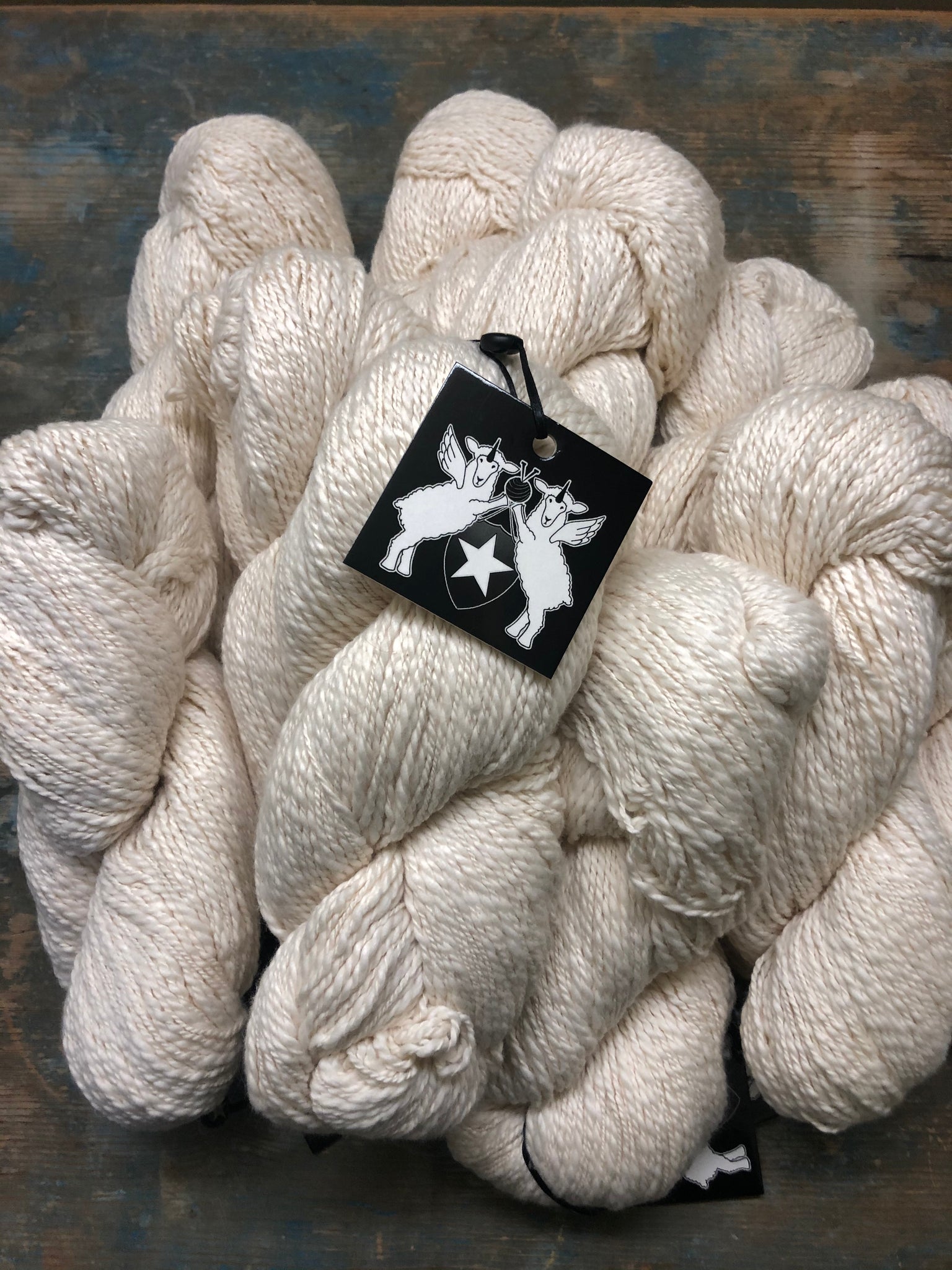 Galler Yarns Inca Eco Organic Cotton in 608 BLACK at Fabulous Yarn