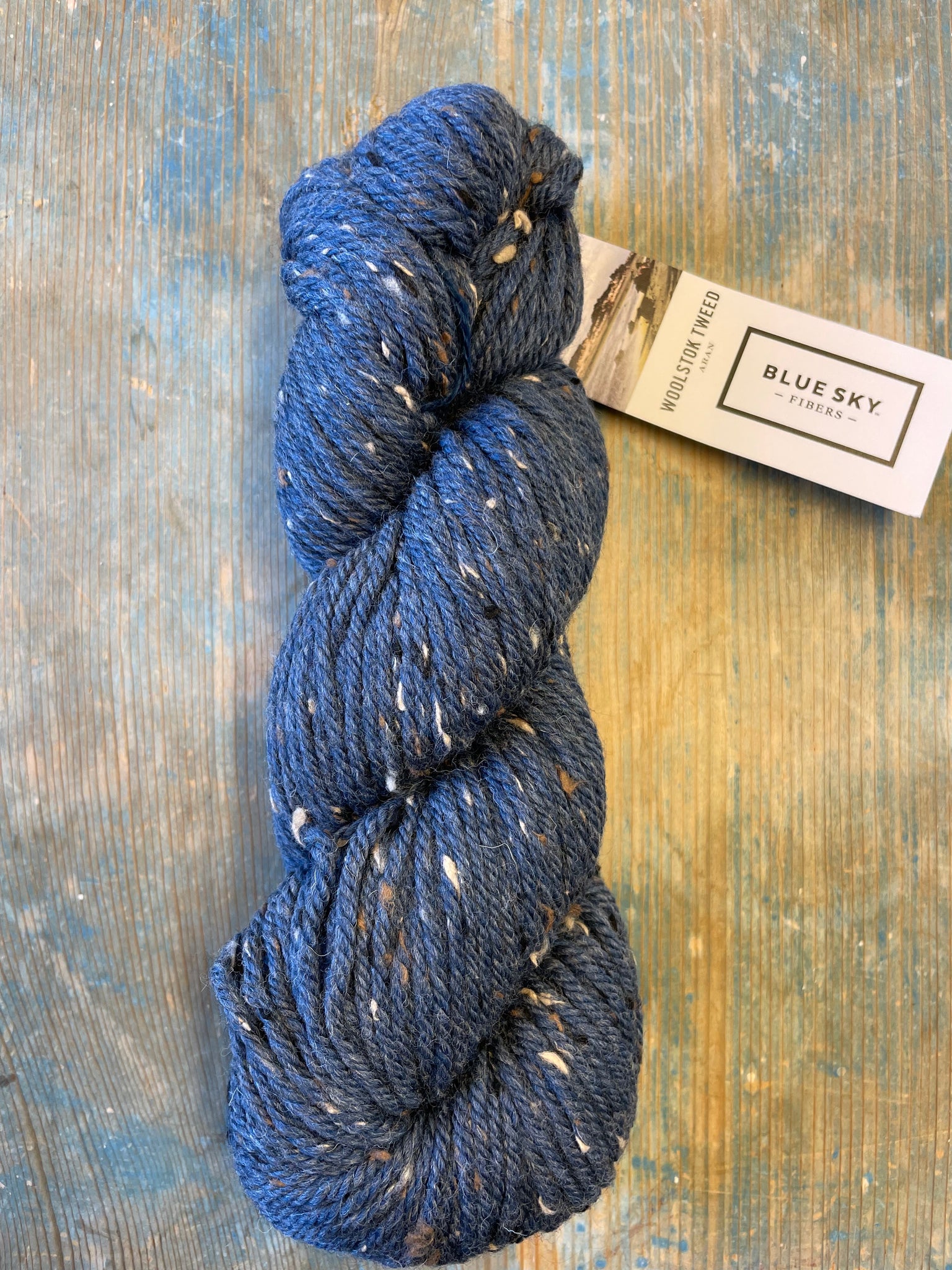 Blue Sky Fibers Woolstok Tweed 3300 Rolled Oats – Wool and Company
